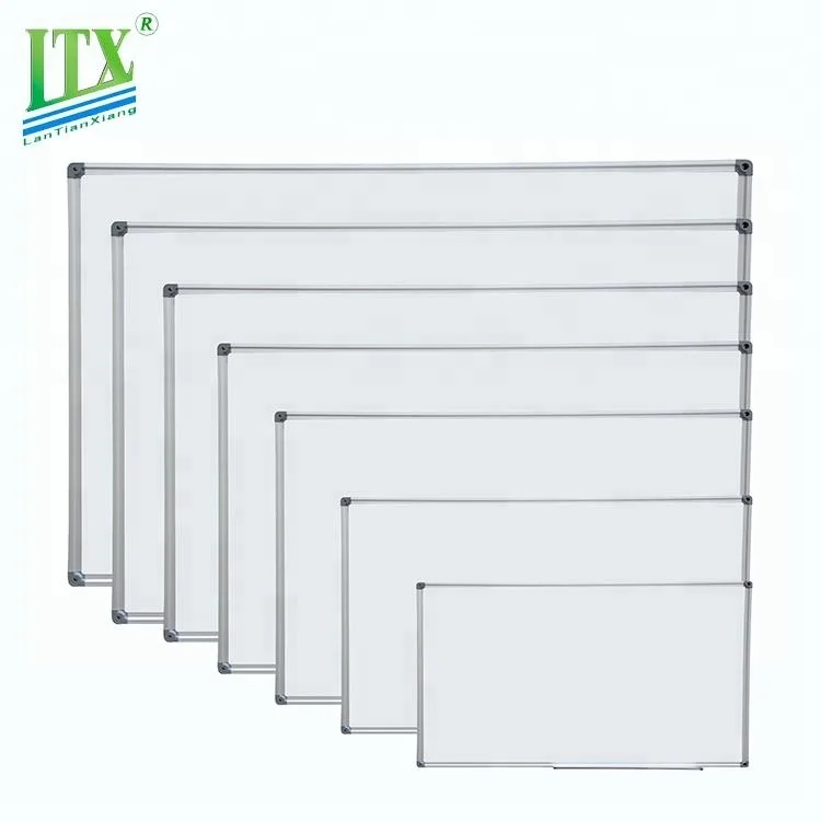 Professional manufacturer lacquered steel dry erase magnetic white board