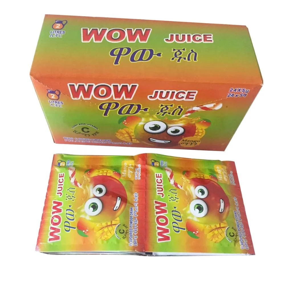 Instant orange lime juice powder pop jus drink