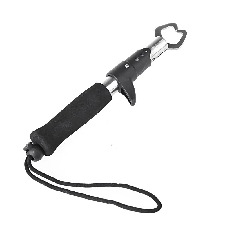 Portable Fish Gripper Stainless Steel Handle Grab Carp Fish Lip Grip Alicate De Pesca Fishing Tackle Tools