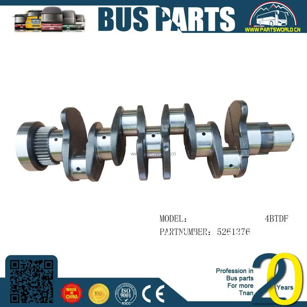 
Chinese bus parts shangchai diesel engine spare part crankshaft 06al102 Generator set 