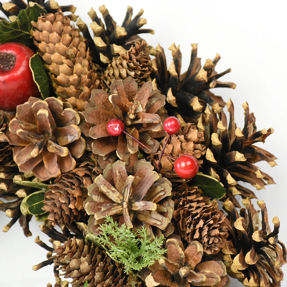 BSCI natural craft  round XMS home  decoration  customize  wreath