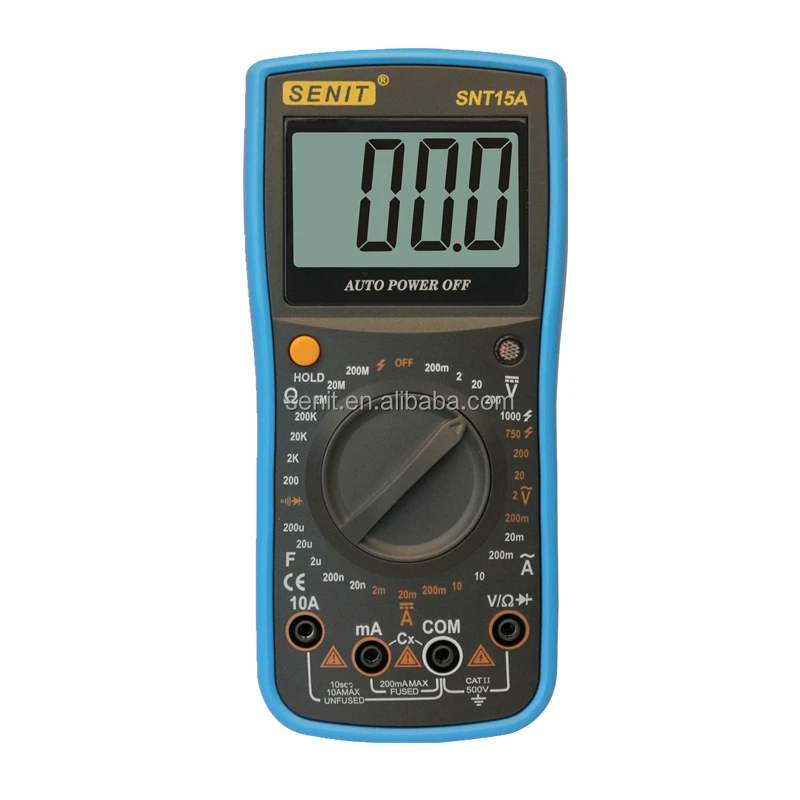 
New OEM SNT15A Amp Volt Meter Tester Handheld Digital Multimeter DMM Multimetro 