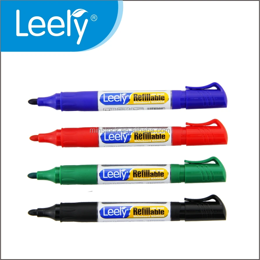 Colorful Refillable Glass Board Marker Pen