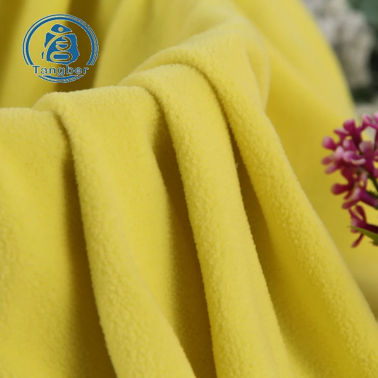 170gsm cheap DTY 100% polyester anti pilling micro polar fleece fabric