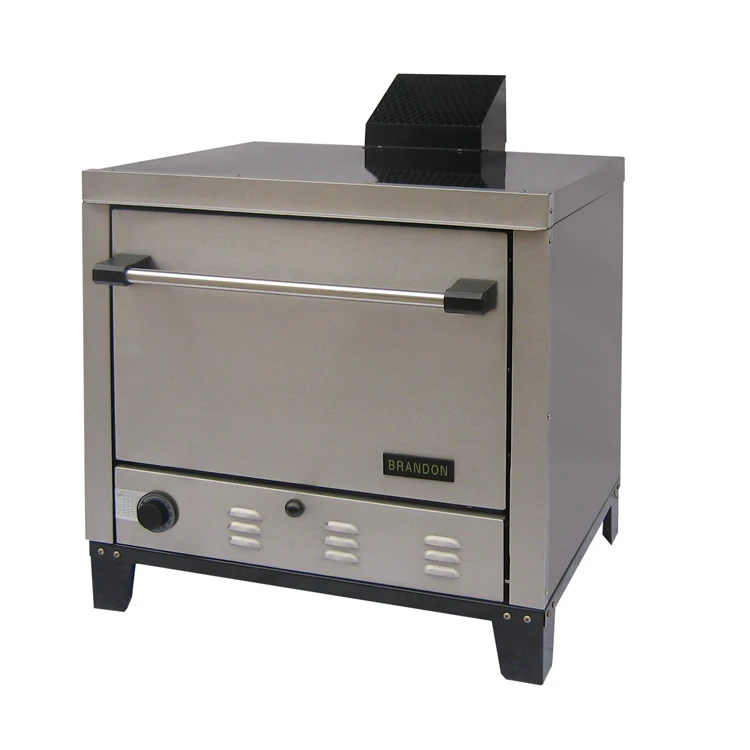 
Brandon Bakery Equipment Kitchen SS Commercial Tabletop Gas Pizza Oven 
