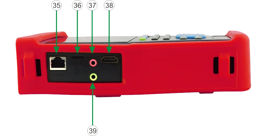 Multifunctions4.3 inch touch screen  CCTV tester tools for TVI CVI AHD IP cctv camera testing tool