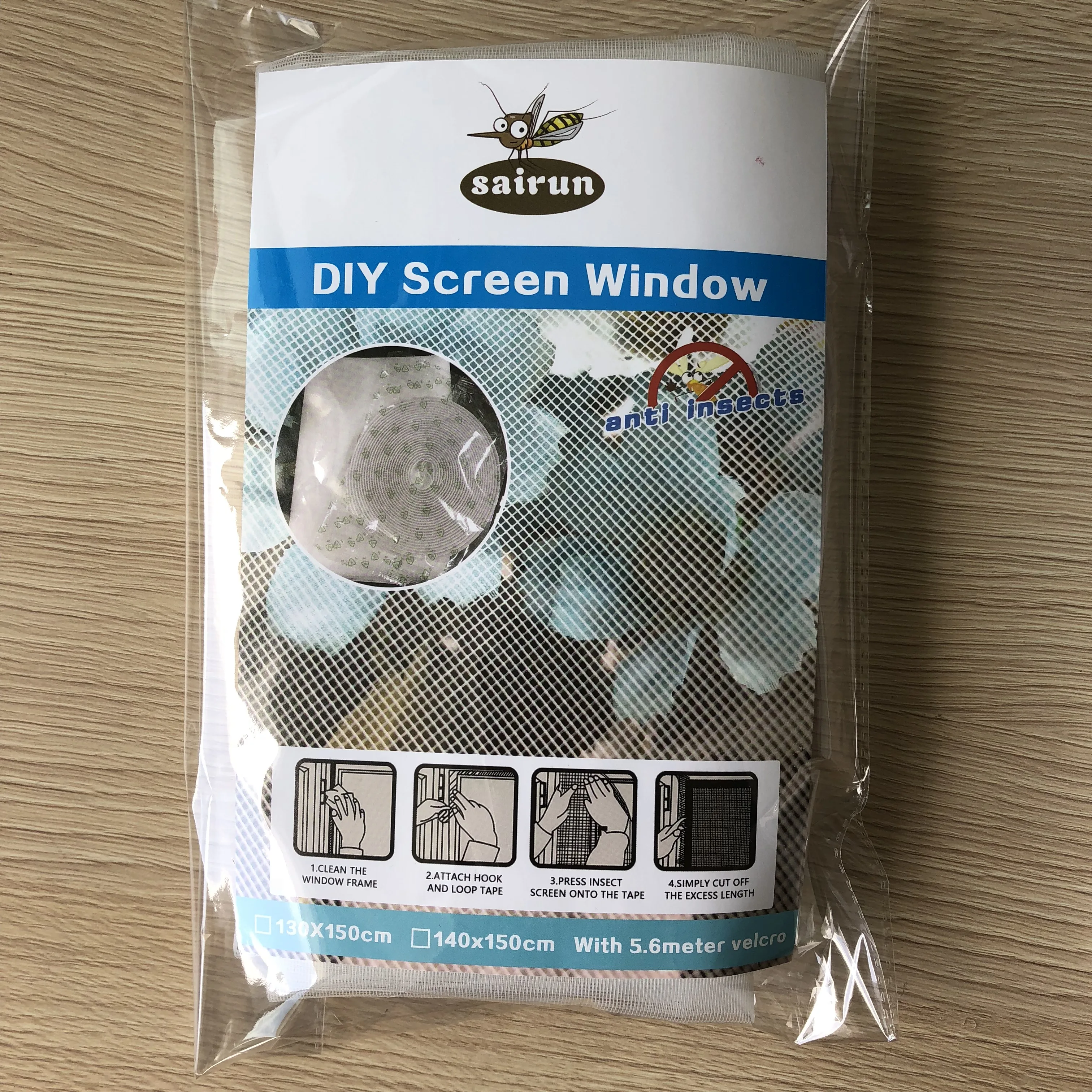 DIY Insect Fly Bug Mosquito Door Window Net Mesh Screen Curtain Protector with zipper easy to open window Flyscreen Retractable