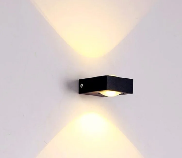 LED double side lighting corridor aisle photo lamp outdoor waterproof wall lamp