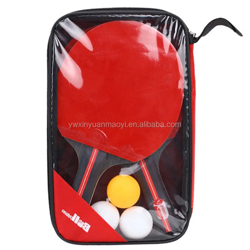 
high quality rubber ping pong paddle racket/wooden table tennis set racket bat wholesale price 