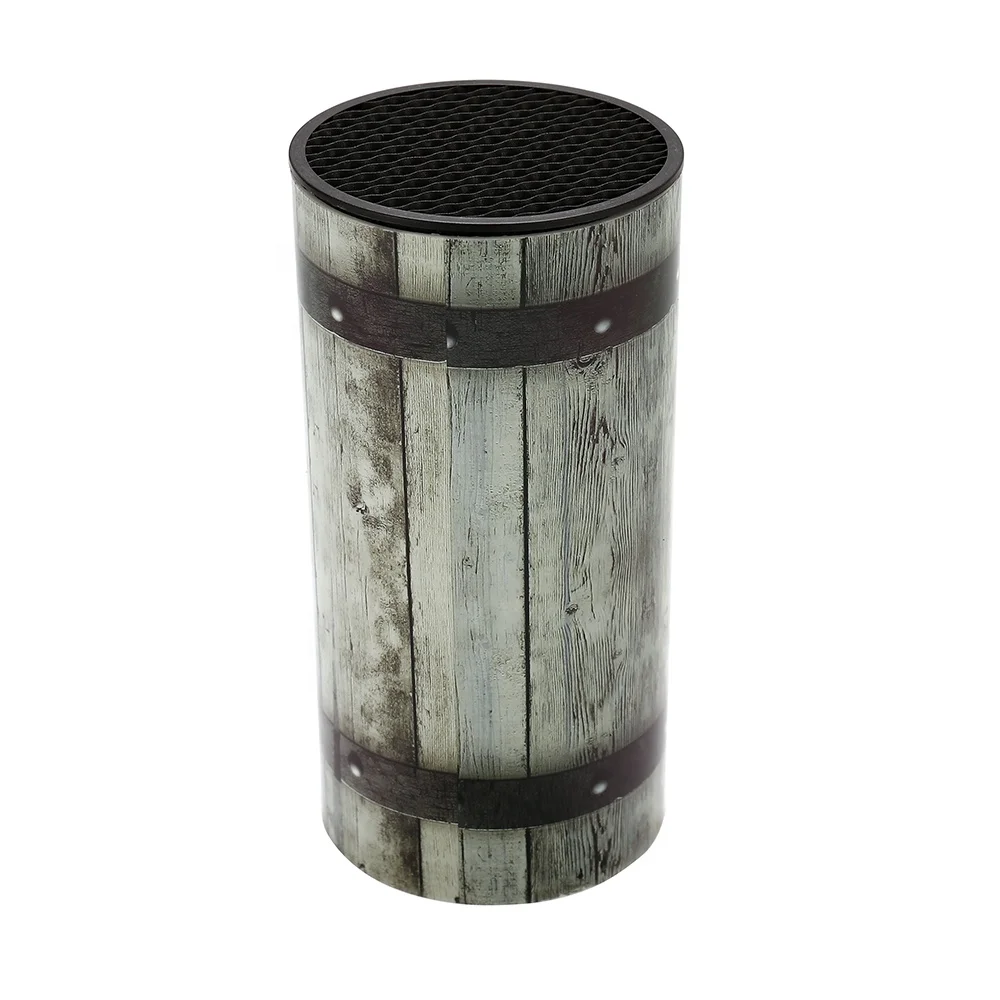 
Plastic material with decal knife block stander holder storage for kitchen knives set 