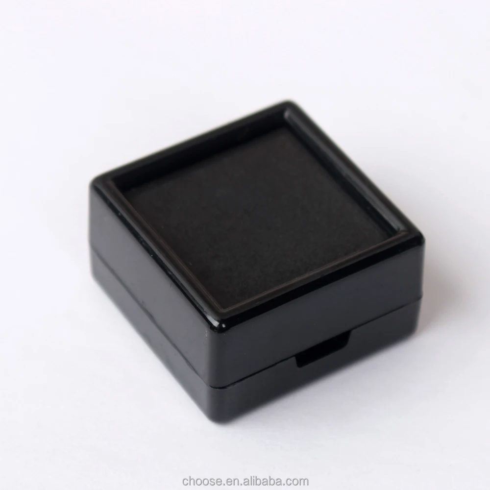
Wholesale Small Acrylic loose diamond stone gem display box 3*3*1.6 cm 1 pack 35 pcs 