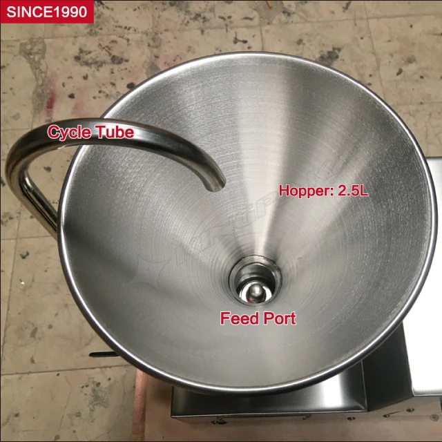 
JMS50 Laboratory Emulsifying Colloid Mill / Soy Milk Making Machine / Liquid Mixing Machine 