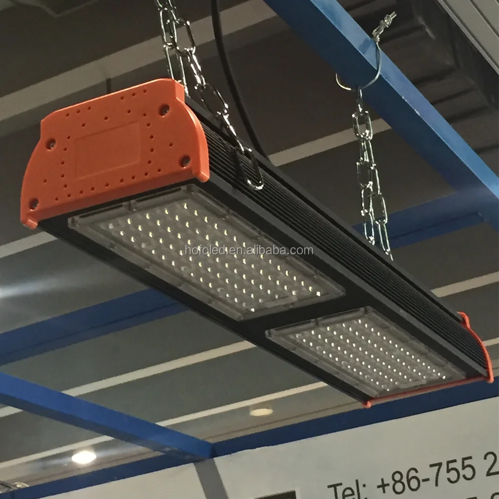 IP66 100W Industrial Warehouse LED Linear High Bay Light