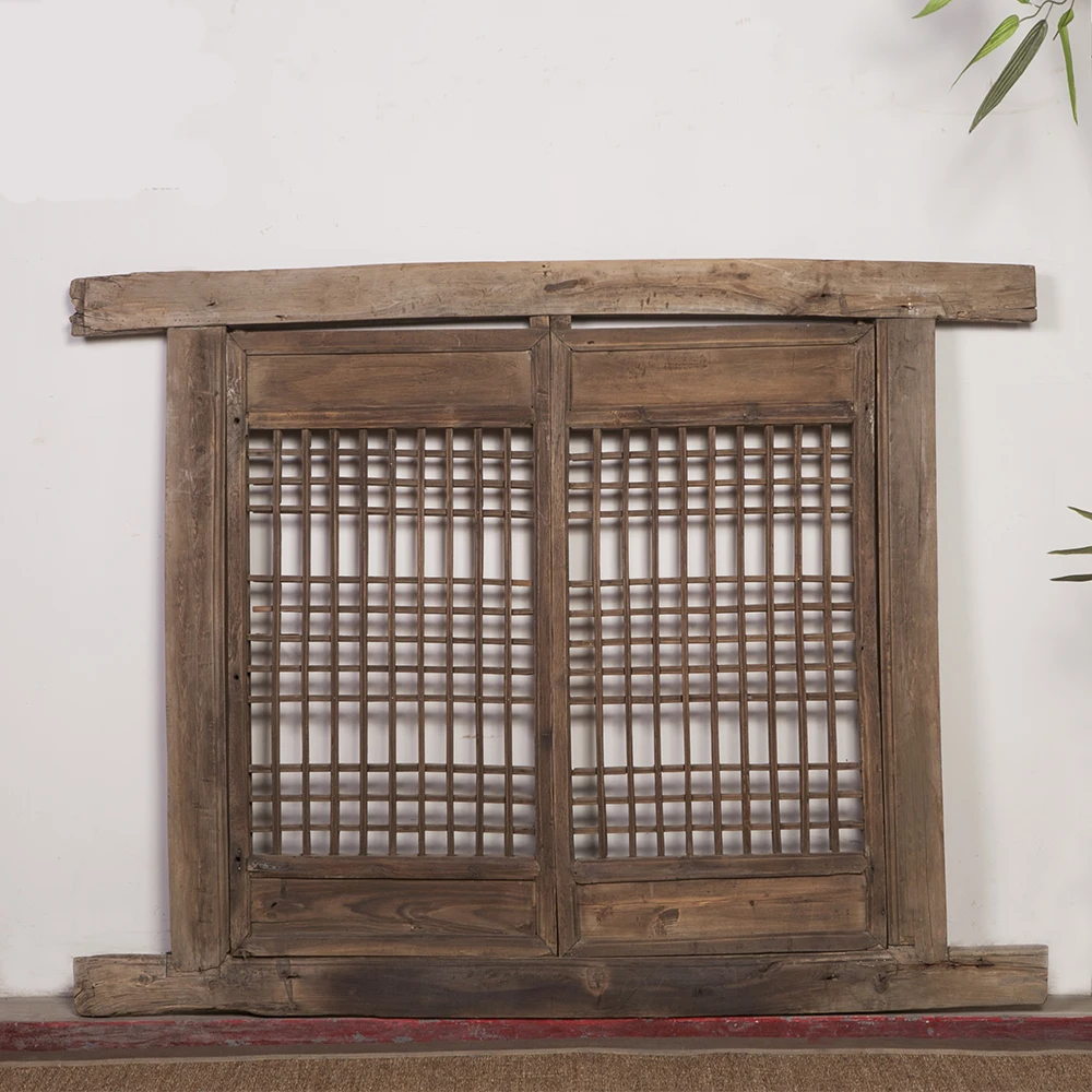 
antique beijing reclaimed recycled wood chinese window 