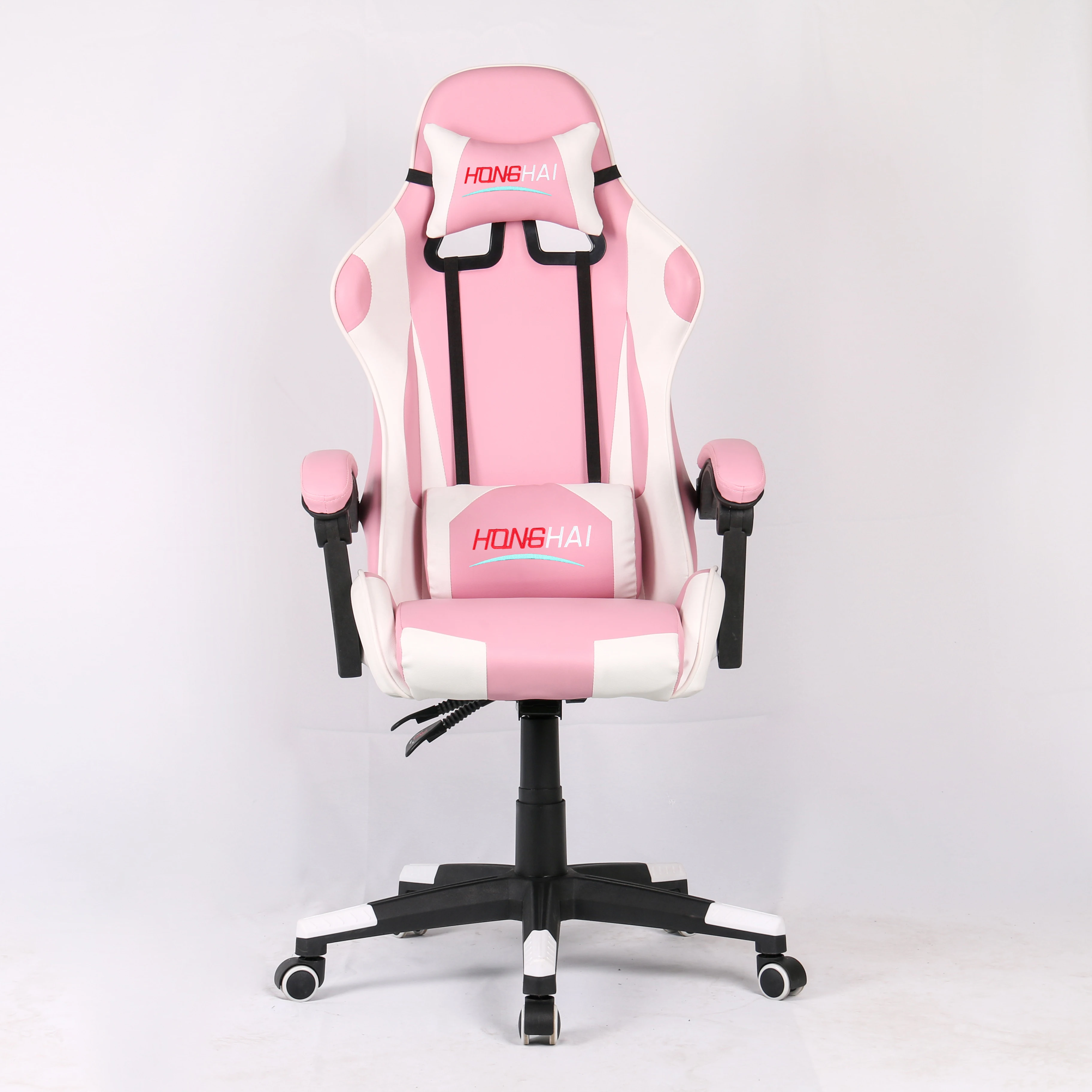 New High Back Racing Car Style Bucket Seat Office pink gaming chair