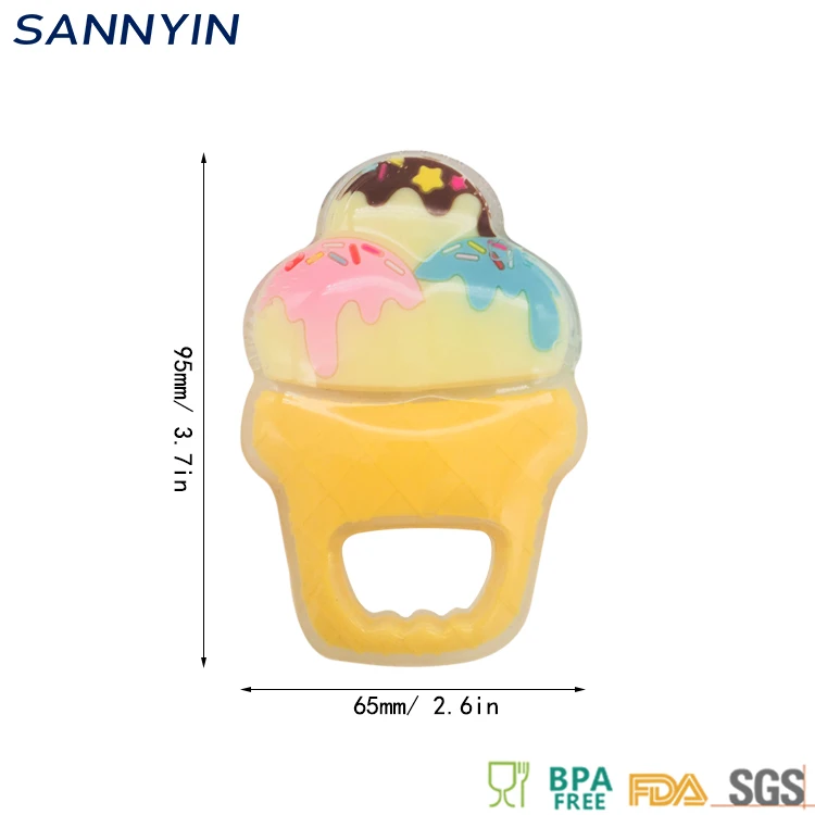 
Chewable Baby panda Soft Silicone Teether Toys, Infant Teething Teethers 