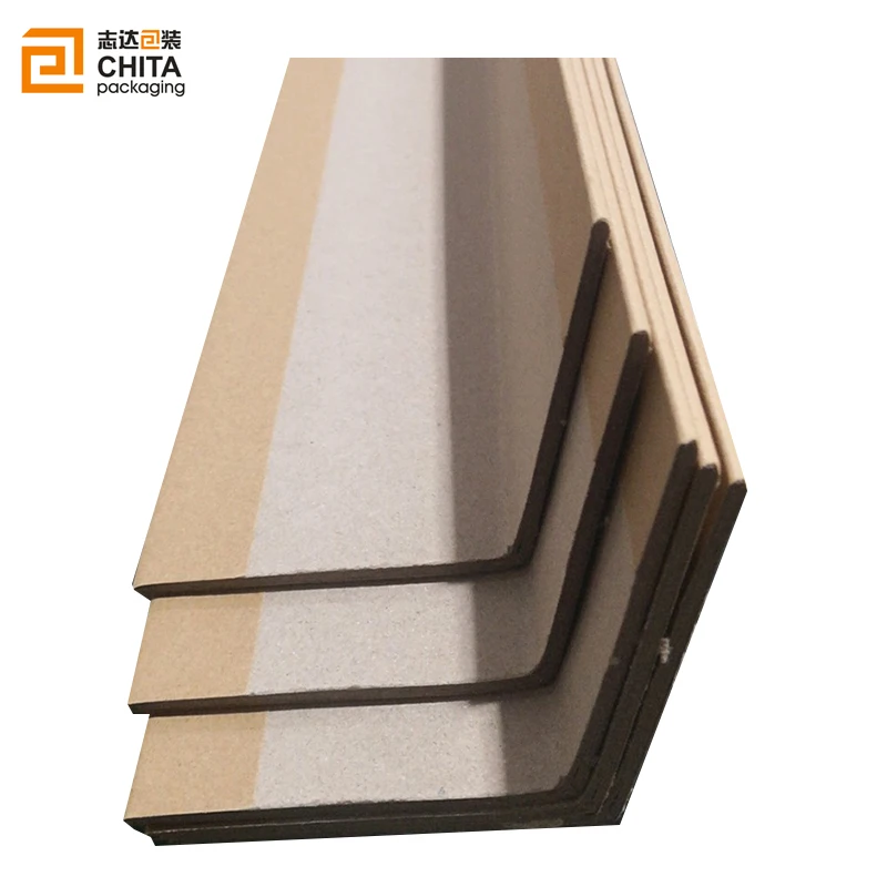 
V Shape Hard Paper Pallet Edge Protectors Packing Material Carton cardboard Corner Protector 