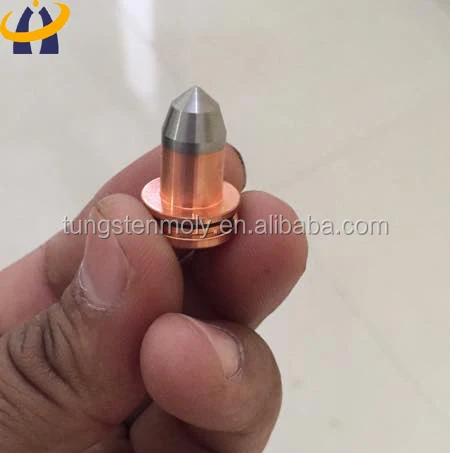 High melting point and good electrical conductivity tungsten copper alloy switch contactor for high voltage circuit breaker