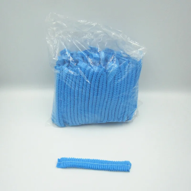 Anti Dust Hat Head Cover Mob Bouffant Cap Non Woven Disposable Hair Nets