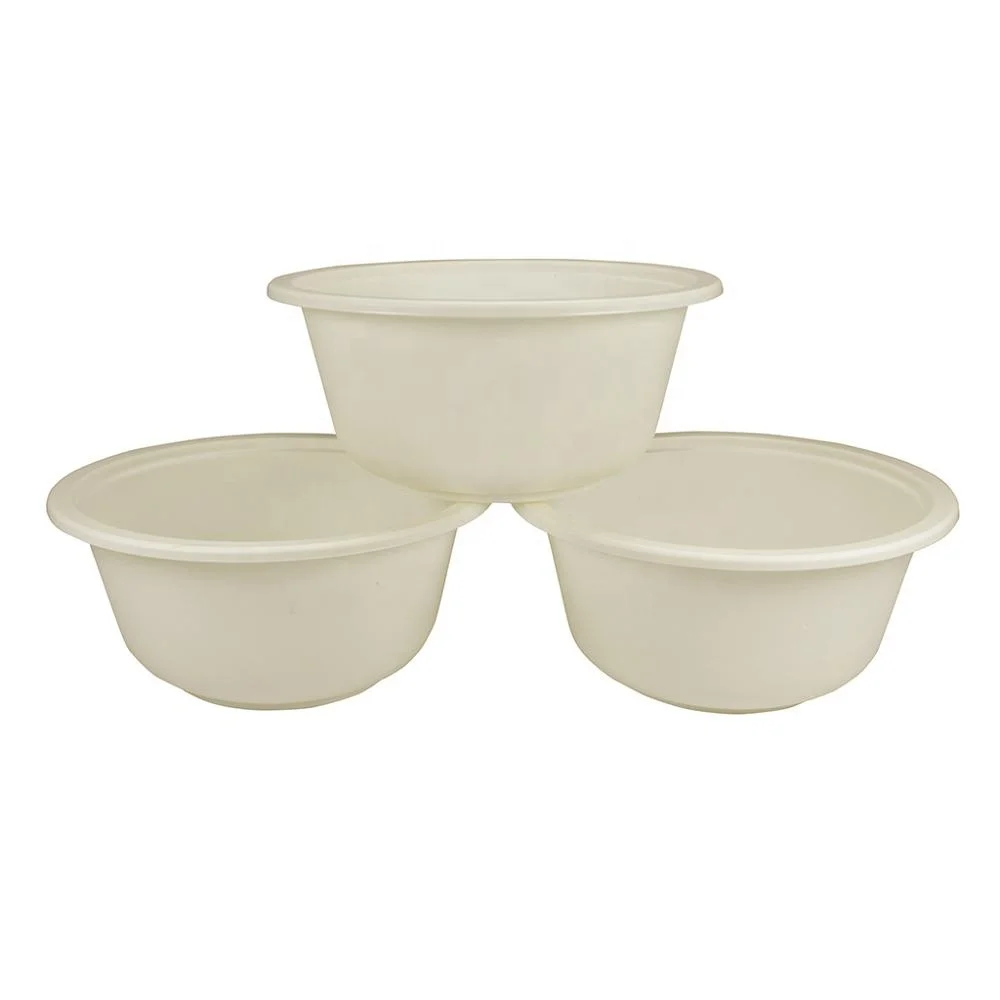 Biodegradable Snack Food Packaging Biodegradable Salad Bowl Corn Starch Bowl