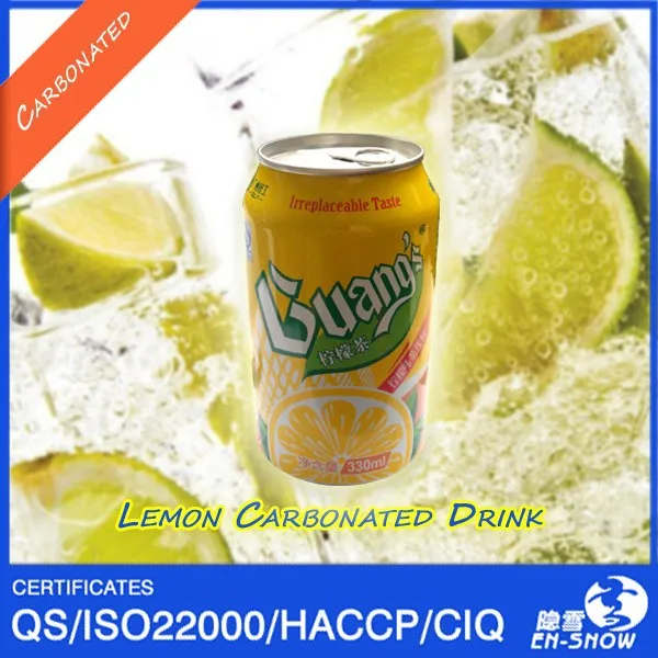 
Lemon Carbonated Drink in Can(tinned) 