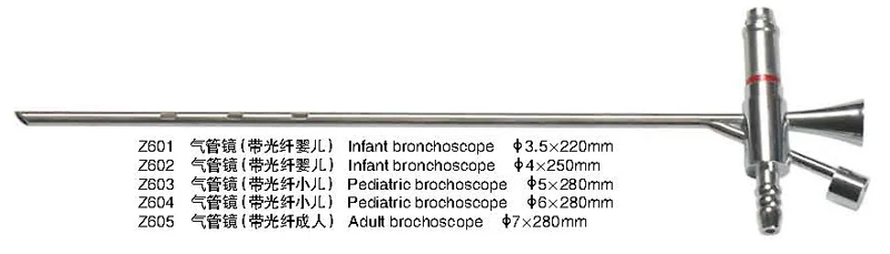 Popular size reusable medical rigid bronchoscope