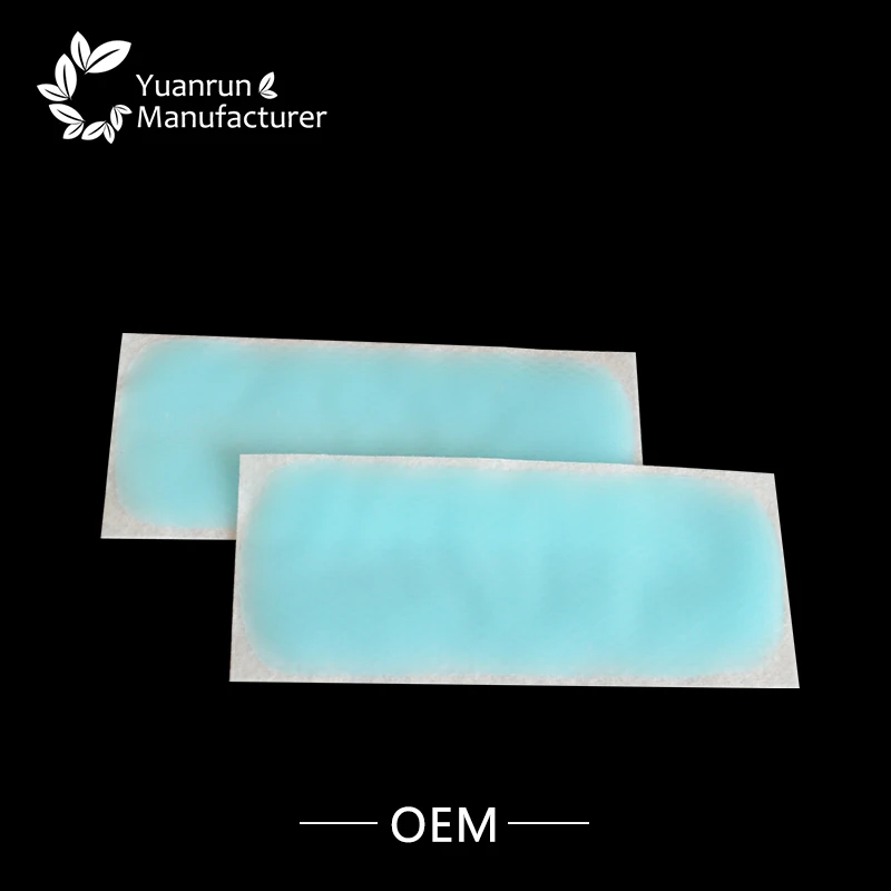 Fever cooling gel patch with adhesive for baby/Summer hot sale fever patch cooling patch CE