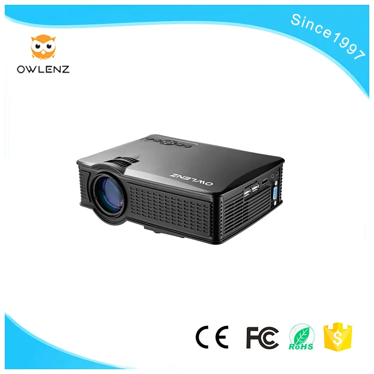 Мини светодиодный проектор для домашнего кинотеатра с HDMI USB SD VGA и AV интерфейс и Wi-Fi
