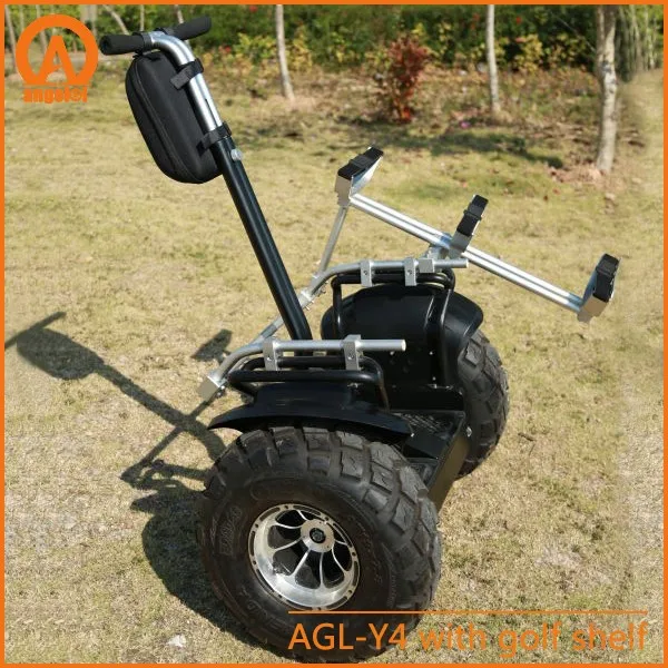 Factory direct sale smart scooter electric chariot with golf bag holder