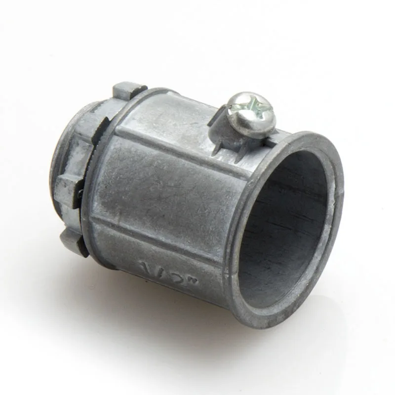 electrical conduit fittings flex metallic conduit connectors flex set screw connector Zinc