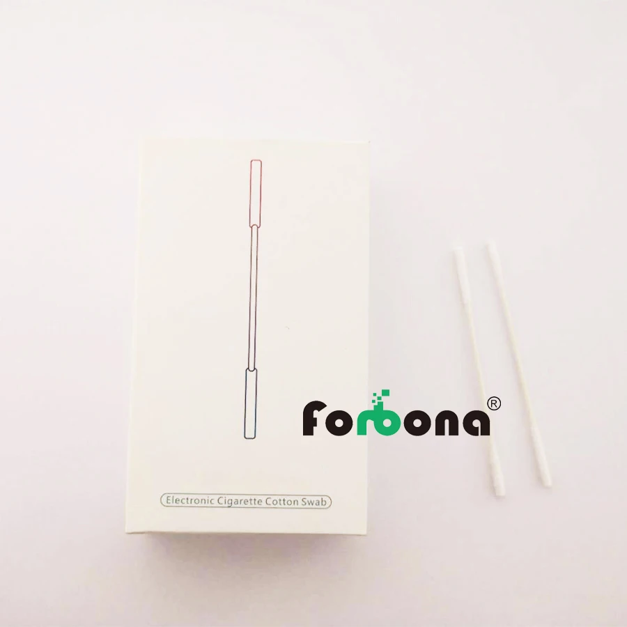 2018 Hot Double Head Alcohol Filled Cotton Swab Cleaning Stick For IQOS E- Cigarette Ceramic heater