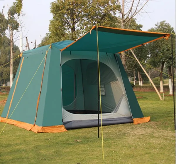 4-5 Person Family Outdoor Double Automatic Pop up Camping Tent