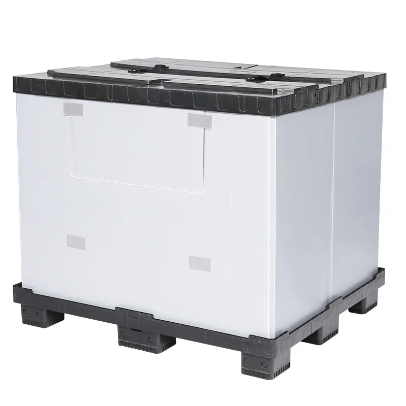 New Design Cheap Price Plastic Pallet Sleeve Packs Container Boxes with