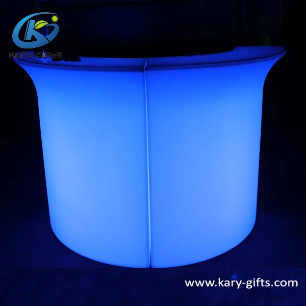 Outdoor Summer Beach Bar Table LED DRINKS BAR COUNTER