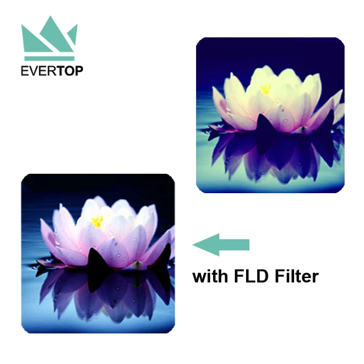 TS-FLD Evertop камеры FLD флуоресцентный фильтр, высокое качество FLD камеры фильтр, FL-D фильтр для пленки дневного света