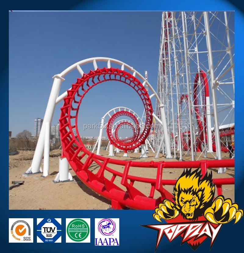 King of amusement thrilling cheap roller coaster for sale