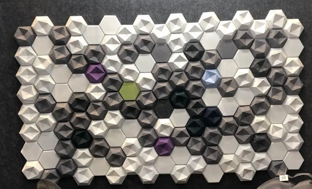 
Edgy 3D Polyester fiber acoustic panel soundproof for office 