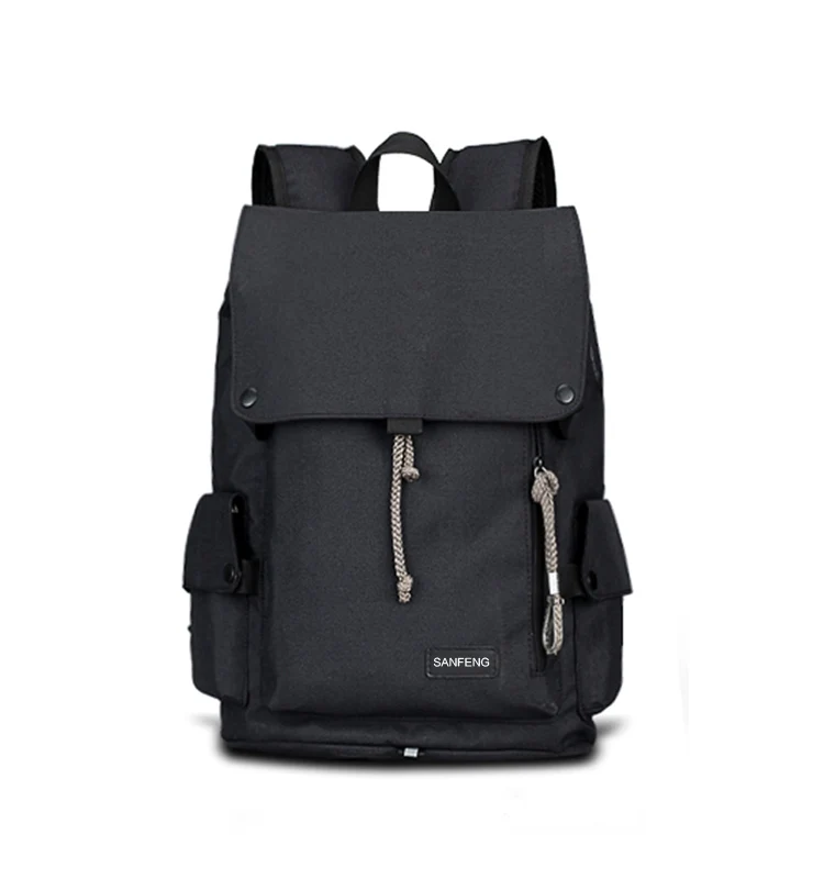 Fashion Casual Backpack Korean Style With Hidden Pocket, Waterproof Unisex Security Backpack Factory