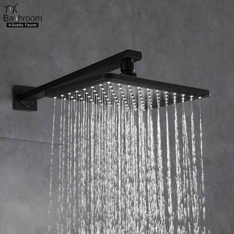 Kaiping faucet manufacturer Contemporary Matte black In-Wall cUPC Shower set bathroom taps faucet bathroom tapware