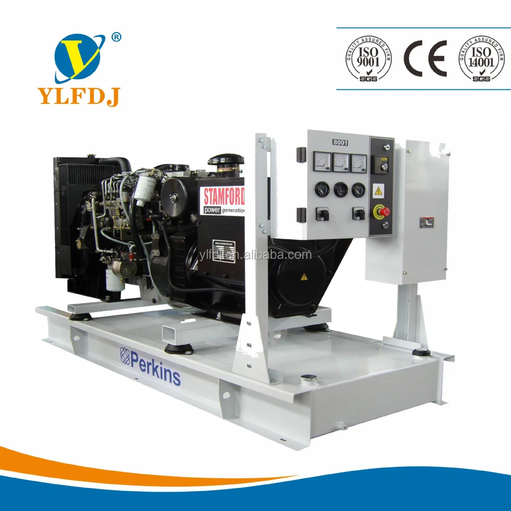 1000kw ce approved water cooled open type generator with Perkins engine