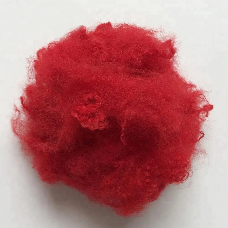 Recycled high tenacity polyester staple fiber 1.2d 38mm