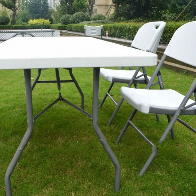 
Restaurant Dining Tables and Chairs Light Weight Garden Blow Molded HDPE Dining Room Furniture Home Furniture Modern Plastic 