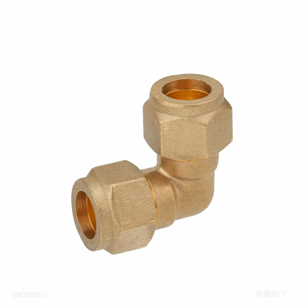 90 degree pipe  Compression Fittings Brass elbow fitting