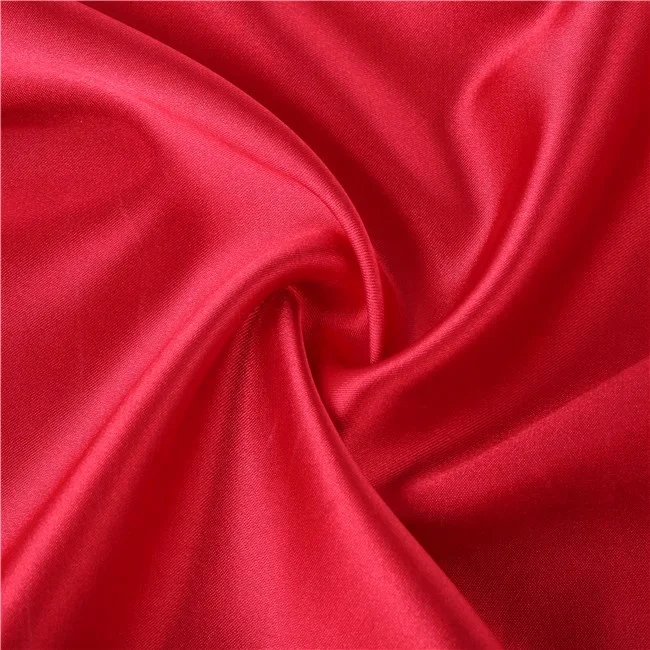 wholesale 100% polyester satin crepe fabric for the dress