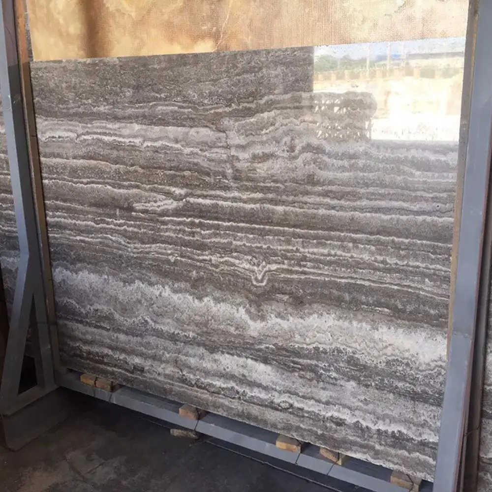 Centurymosaic Wholesale Customized Grey Wall Mosaic Showroom Panel Floor Marble Tile