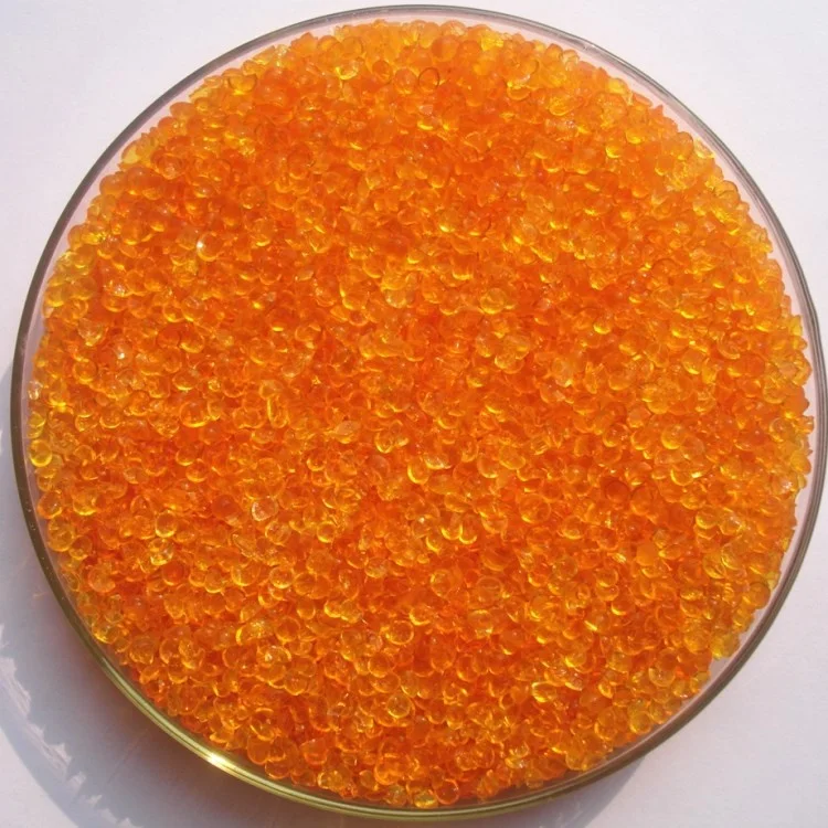 Competitive Price High Adsorption Property Indicating Silica Gel Orange Crystal Drying Agent  Broken  Bead in 1-3mm