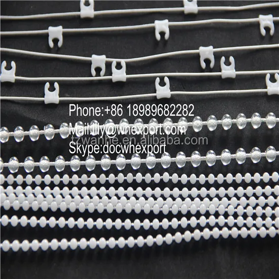 
 Пластмассовая нить для ювелирных украшений, шнур, круглые бусины, Шариковая цепочка, литьевая форма для вертикальных роликовых соединений, компоненты для штор  