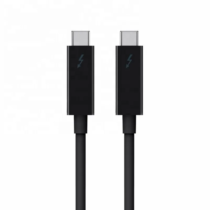 
 SUNLINE высокое качество Thunderbolt 3 хомут для кабеля 40 Гбит/с 5A 100W могут быть выполнены по индивидуальному заказу, 1 м, 2 м, 3 м 3FT 6FT 9FT с USB-IF Сертифицированный  