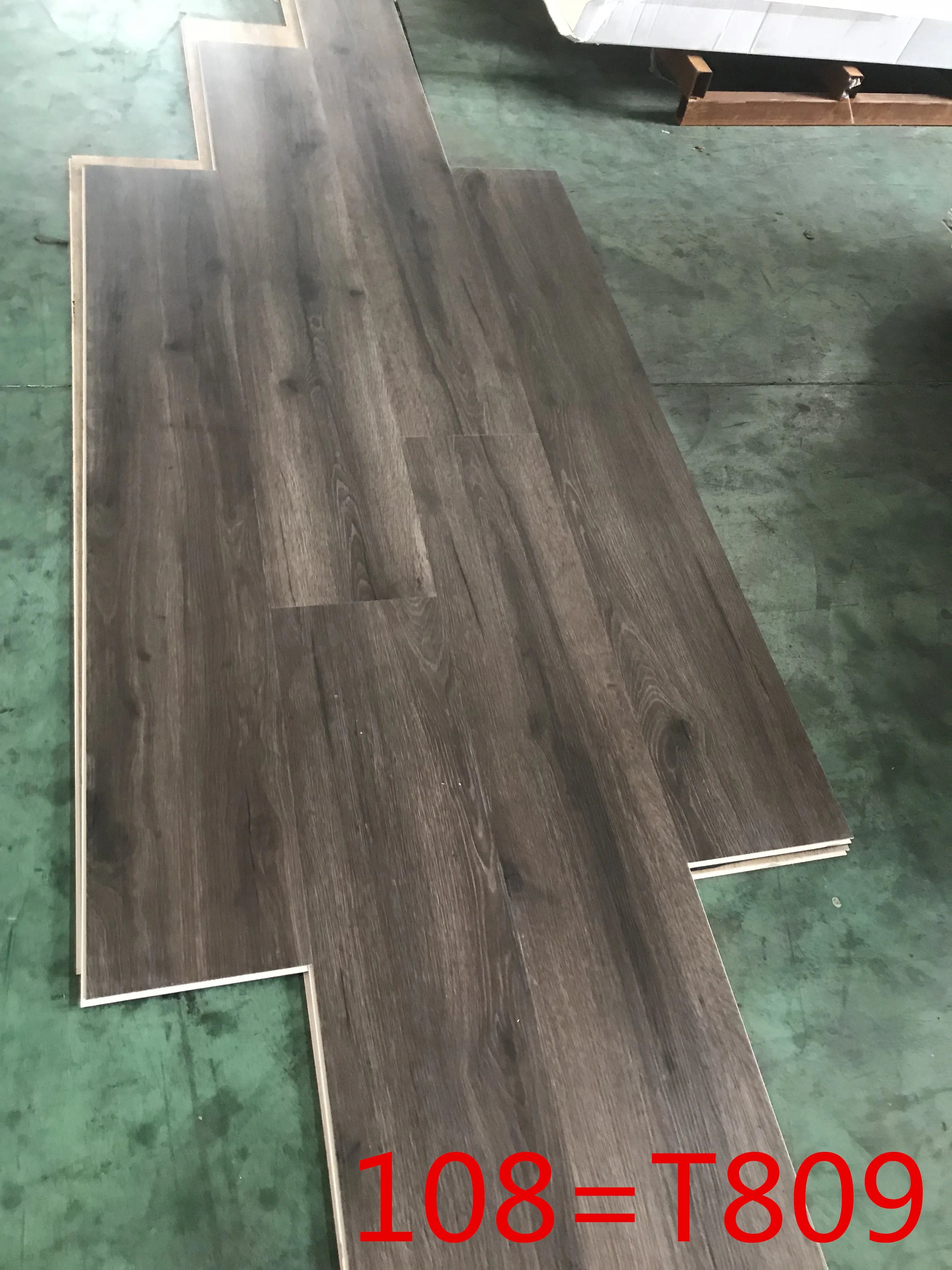 SPC vinyl flooring backing with 1mm 1.5MM 2mm IXPE underlayment Waterproof click plank flooring