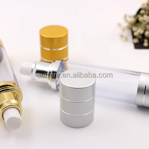 high quality 15ml 30ml 50ml airless sprayer pump bottles for sale lotion vacuum bottle